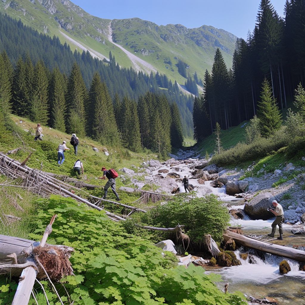 Ein Bild zum Thema Alpenraum im Umwelt Kontext