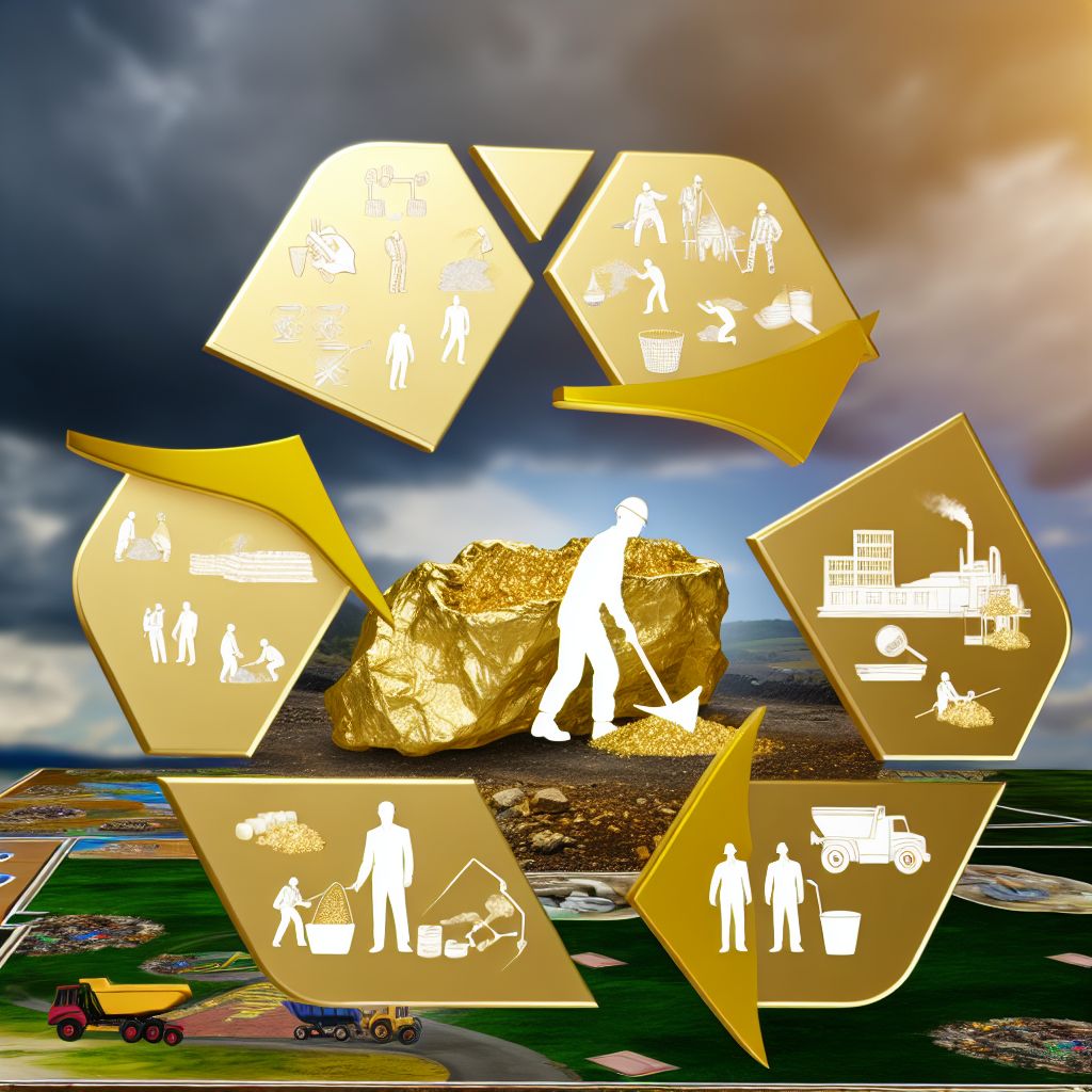 Ein Bild zum Thema Goldgewinnung im Umwelt Kontext
