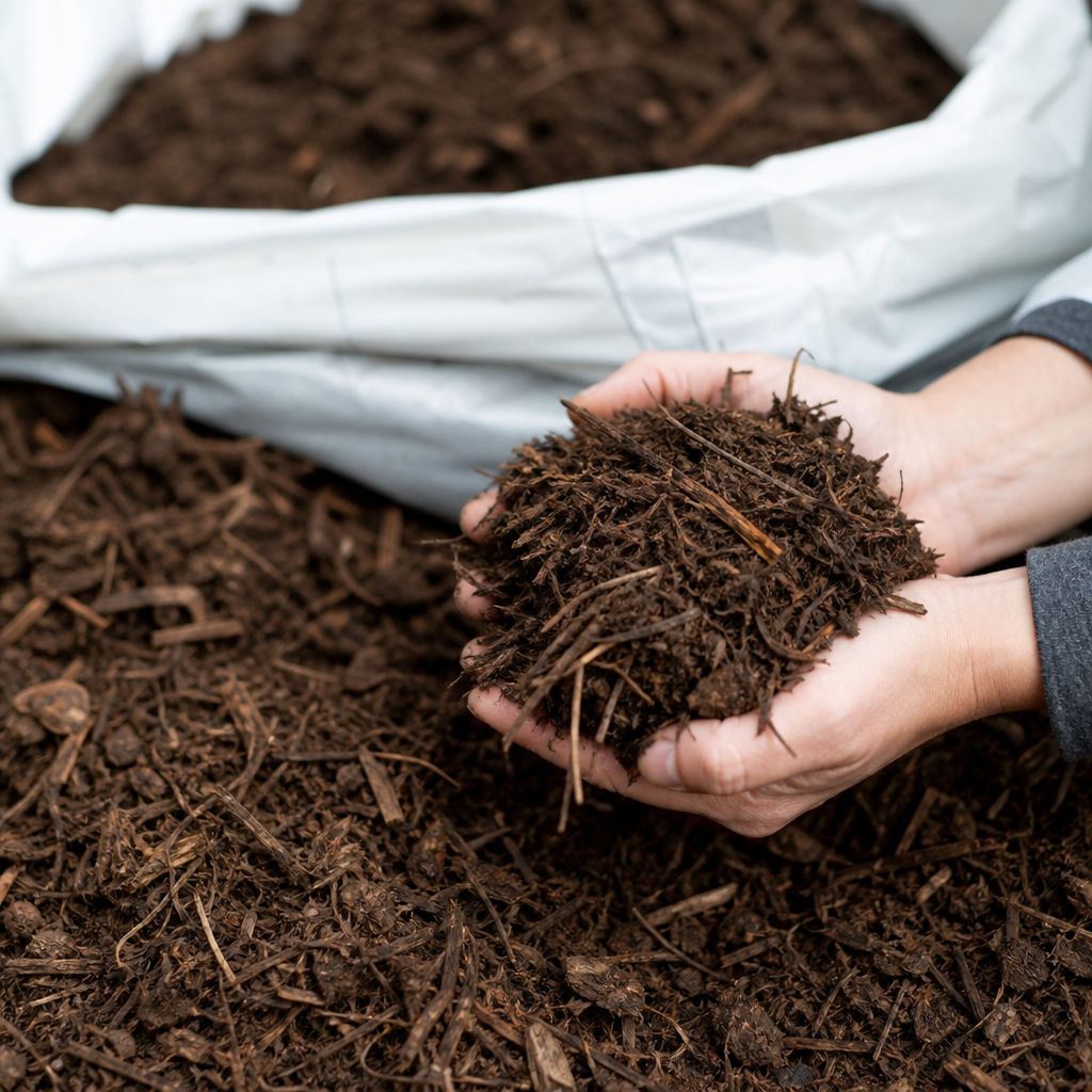 Mulchmaterial Ein Bild zum Thema Mulchmaterial im Umwelt Kontext